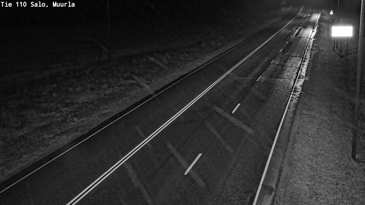 Weather Camera Image Väg 110 Salo, Muurla, Salo, Varsinais-Suomi
