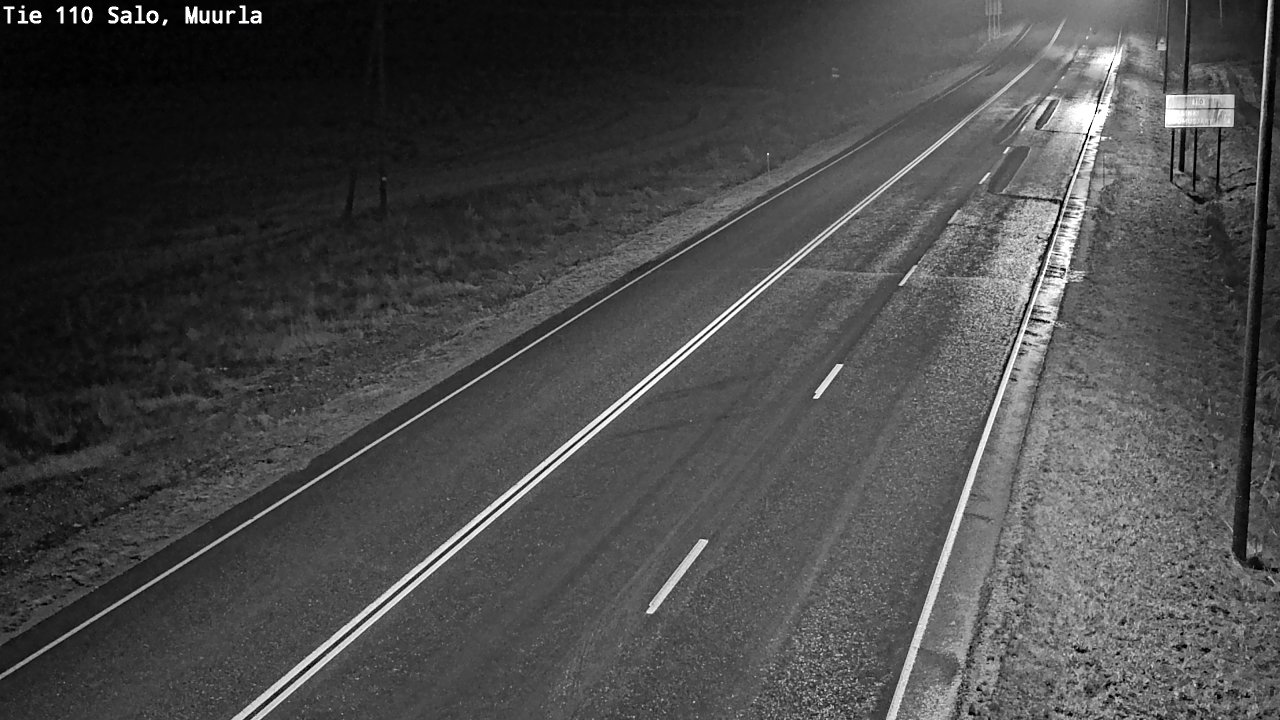 Weather Camera Image Väg 110 Salo, Muurla, Salo, Varsinais-Suomi