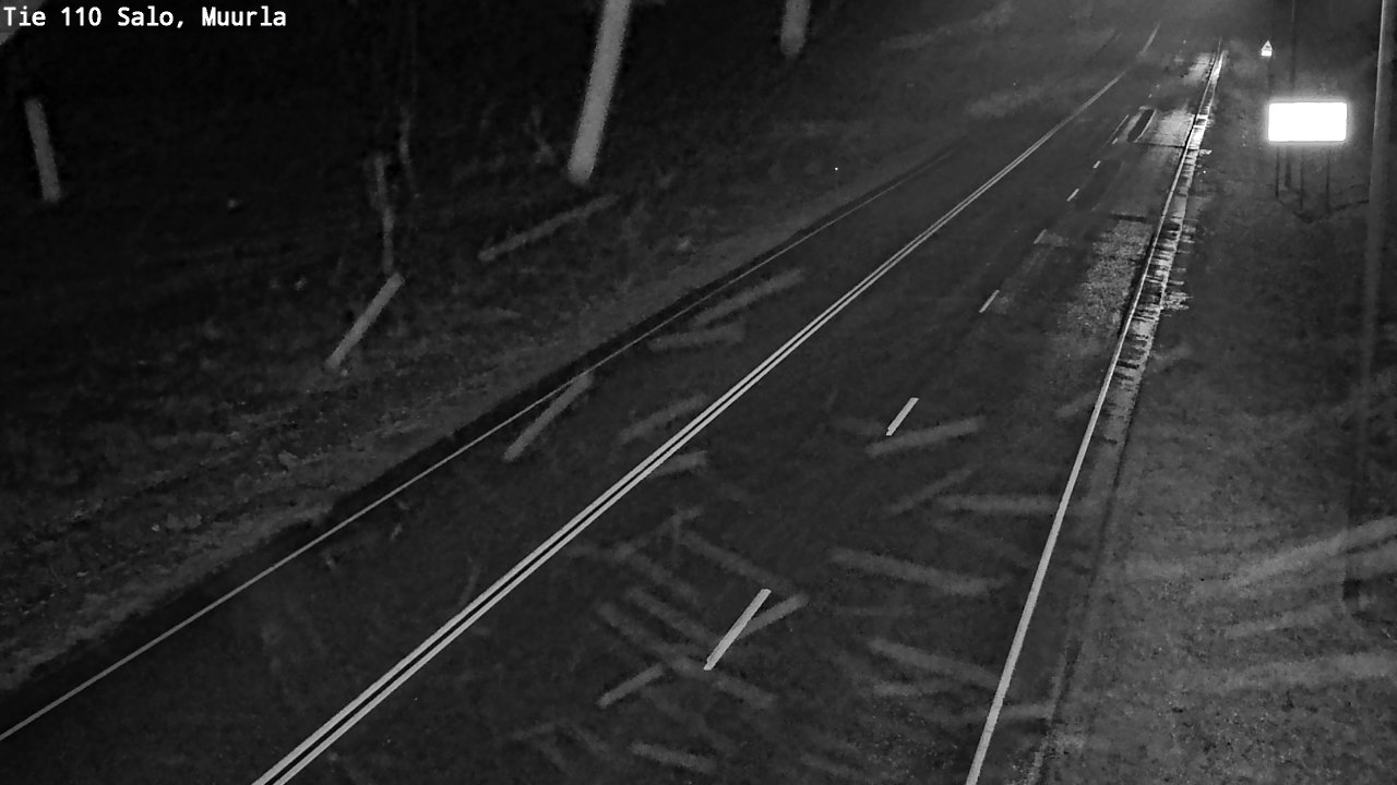 Weather Camera Image Väg 110 Salo, Muurla, Salo, Varsinais-Suomi
