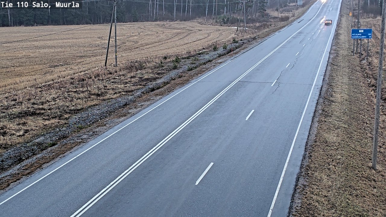 Kelikamerat Kuva Tie 110 Salo, Muurla, Salo, Varsinais-Suomi