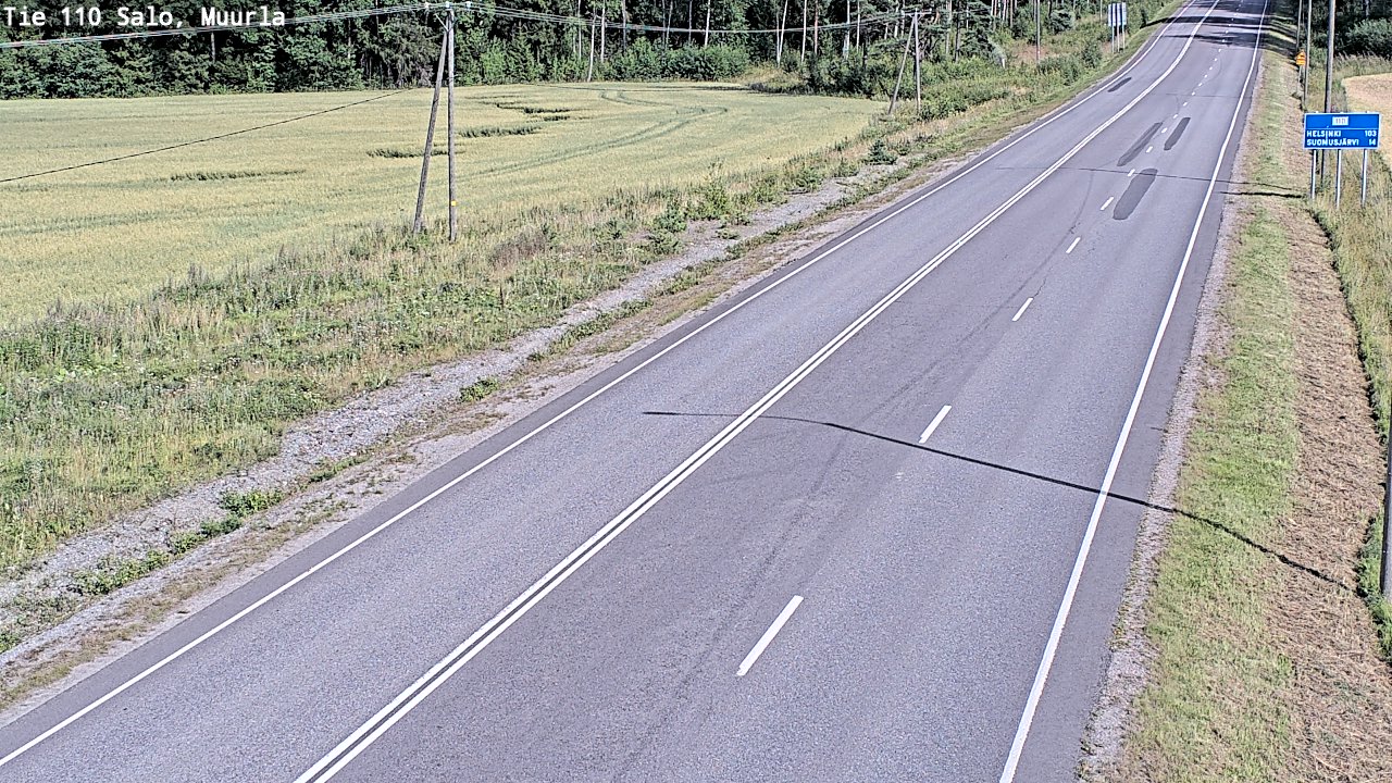 Kelikamerat Kuva Tie 110 Salo, Muurla, Salo, Varsinais-Suomi