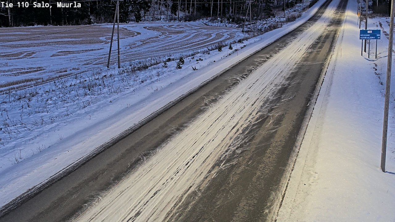 Kelikamerat Kuva Tie 110 Salo, Muurla, Salo, Varsinais-Suomi
