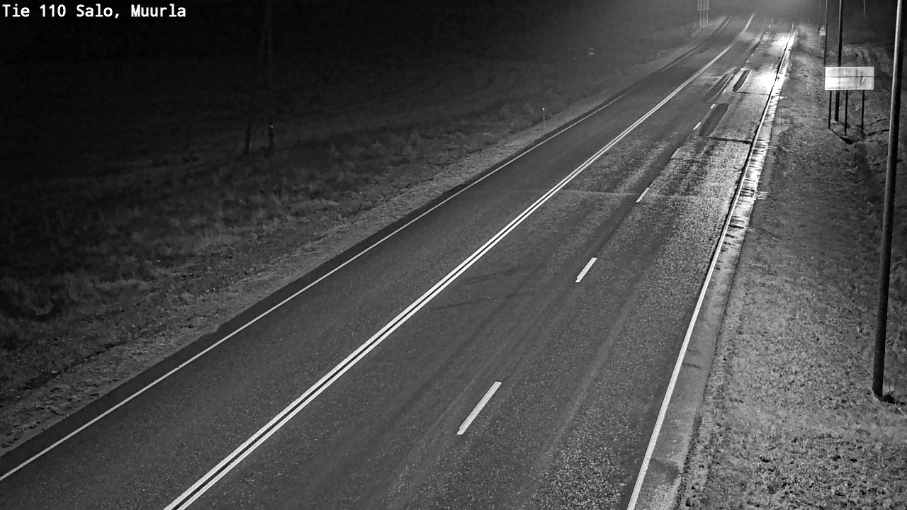 Weather Camera Image Väg 110 Salo, Muurla, Salo, Varsinais-Suomi
