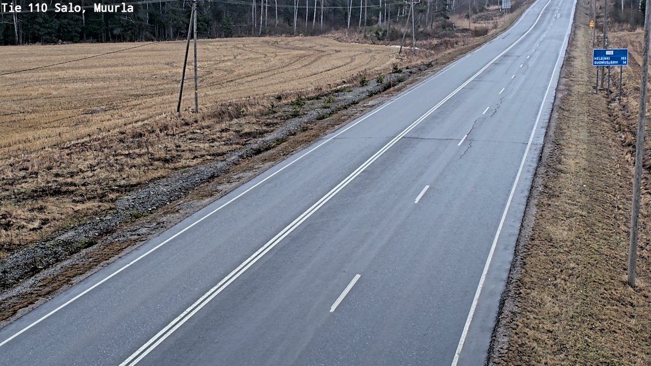 Kelikamerat Kuva Tie 110 Salo, Muurla, Salo, Varsinais-Suomi