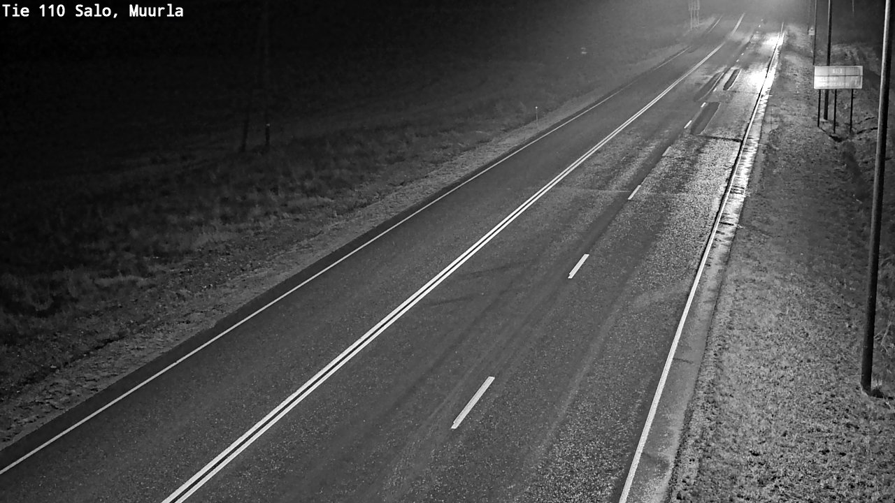 Weather Camera Image Väg 110 Salo, Muurla, Salo, Varsinais-Suomi