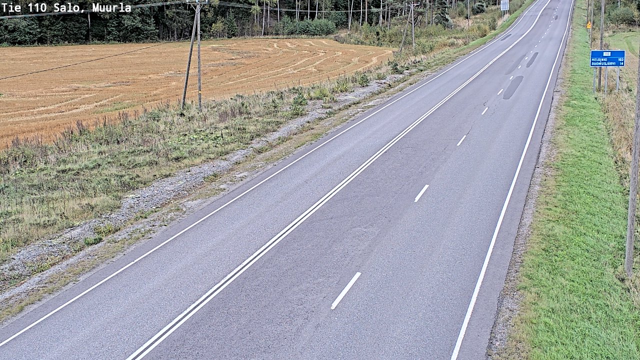 Kelikamerat Kuva Tie 110 Salo, Muurla, Salo, Varsinais-Suomi