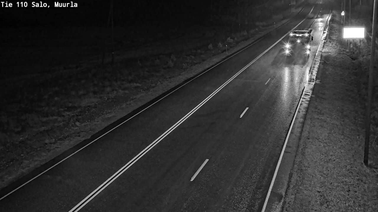 Weather Camera Image Väg 110 Salo, Muurla, Salo, Varsinais-Suomi