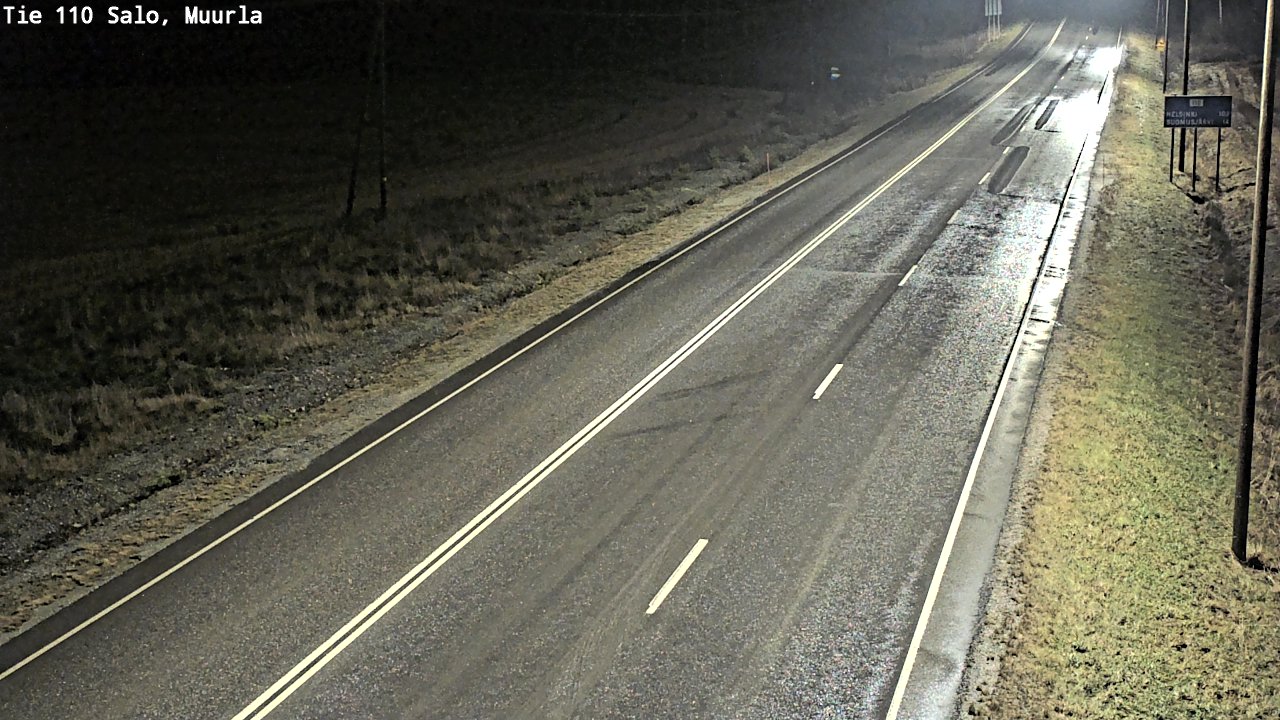 Weather Camera Image Väg 110 Salo, Muurla, Salo, Varsinais-Suomi