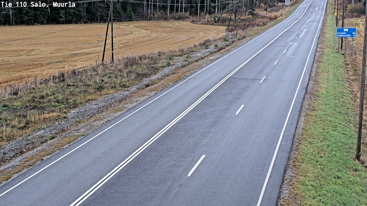 Kelikamerat Kuva Tie 110 Salo, Muurla, Salo, Varsinais-Suomi
