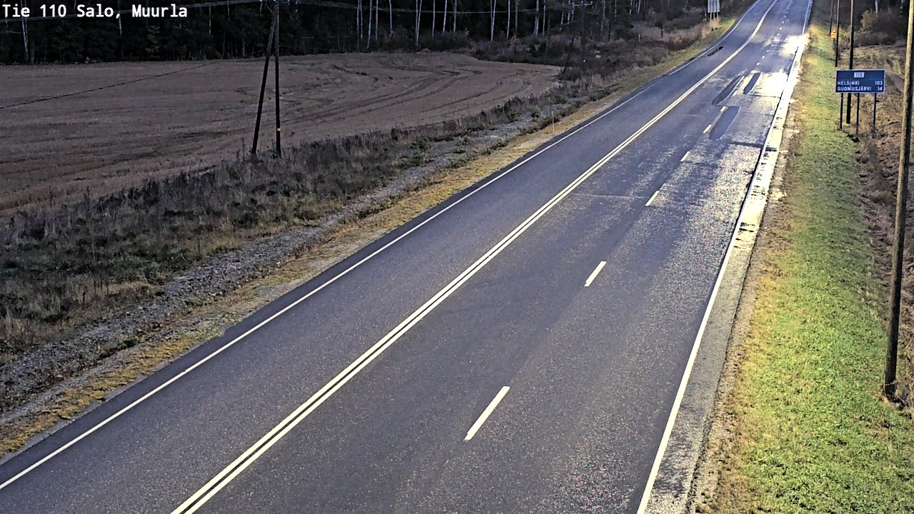 Kelikamerat Kuva Tie 110 Salo, Muurla, Salo, Varsinais-Suomi