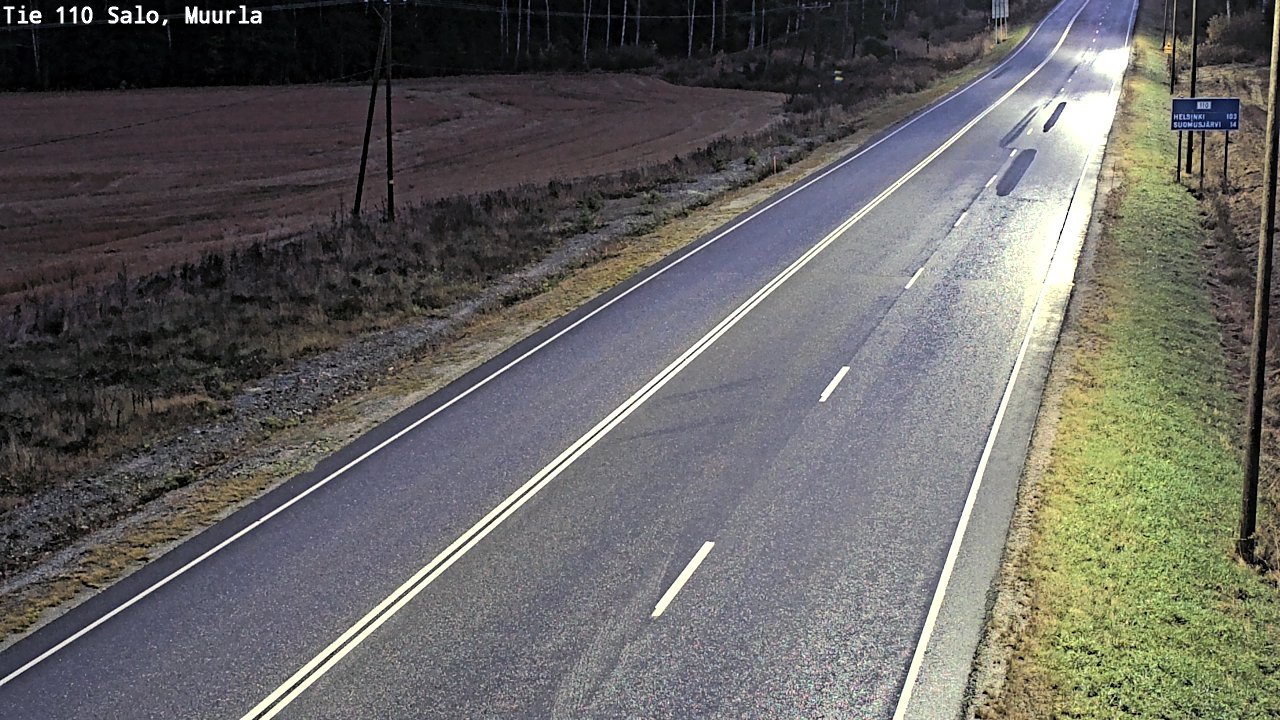 Kelikamerat Kuva Tie 110 Salo, Muurla, Salo, Varsinais-Suomi