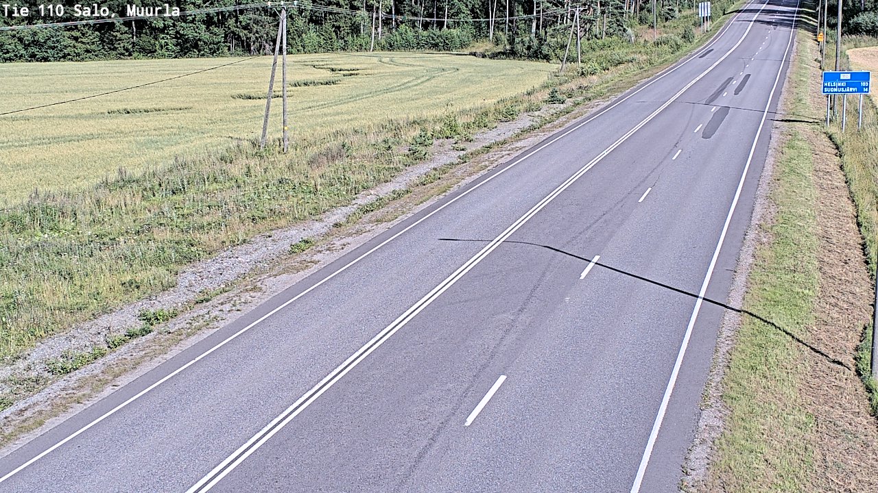 Kelikamerat Kuva Tie 110 Salo, Muurla, Salo, Varsinais-Suomi