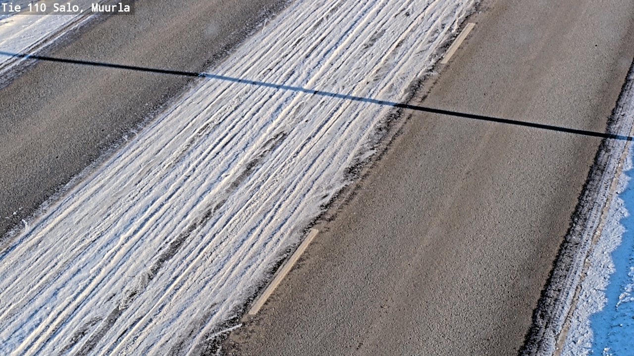 Weather Camera Image Road 110 Salo, Muurla, Salo, Varsinais-Suomi