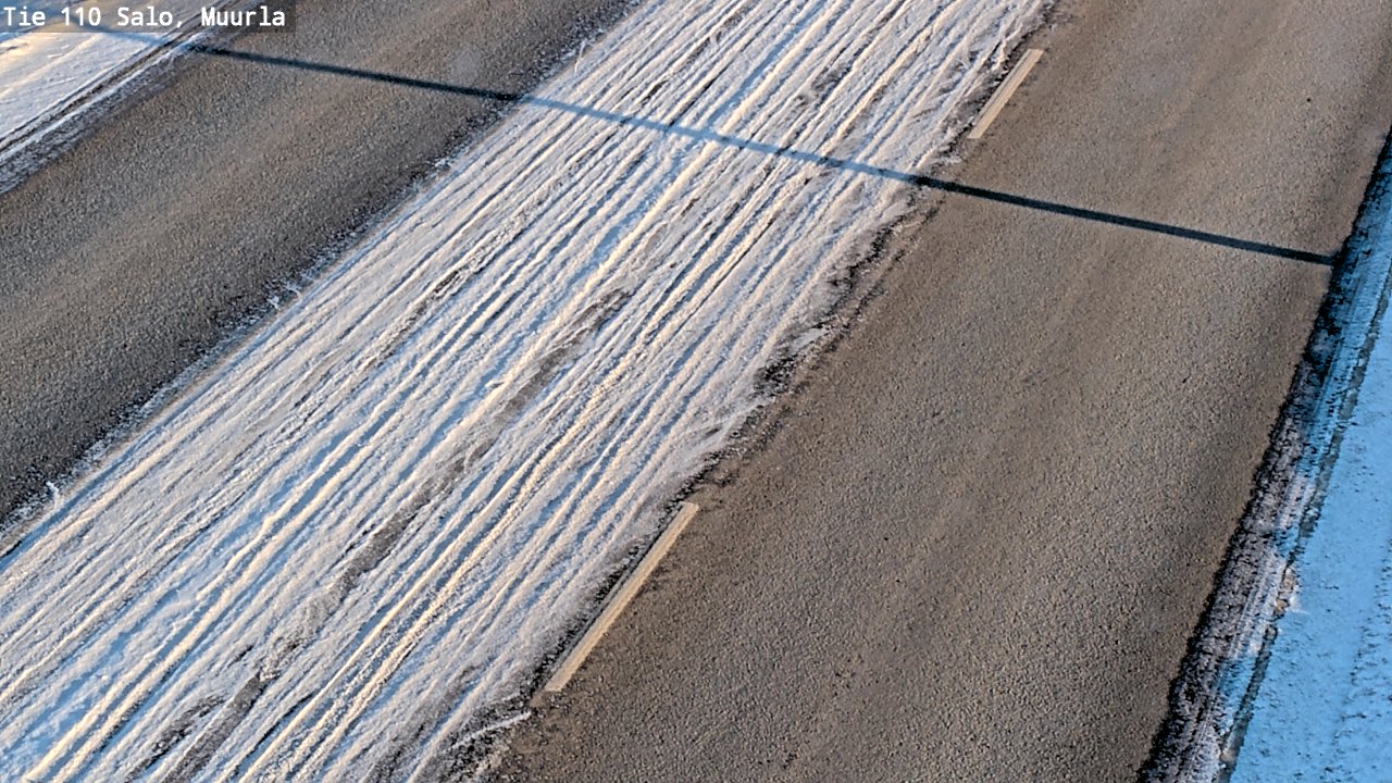 Weather Camera Image Road 110 Salo, Muurla, Salo, Varsinais-Suomi