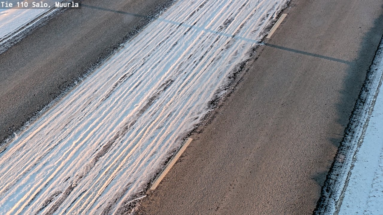 Weather Camera Image Road 110 Salo, Muurla, Salo, Varsinais-Suomi