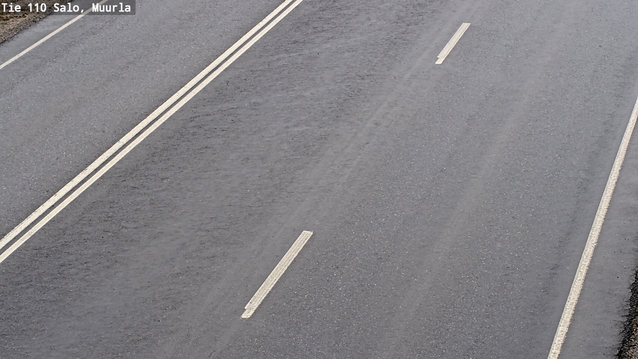 Weather Camera Image Väg 110 Salo, Muurla, Salo, Varsinais-Suomi