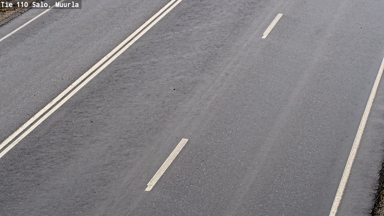Weather Camera Image Väg 110 Salo, Muurla, Salo, Varsinais-Suomi