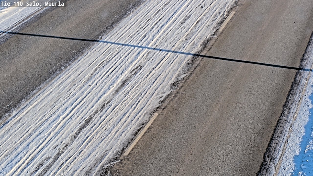 Weather Camera Image Väg 110 Salo, Muurla, Salo, Varsinais-Suomi