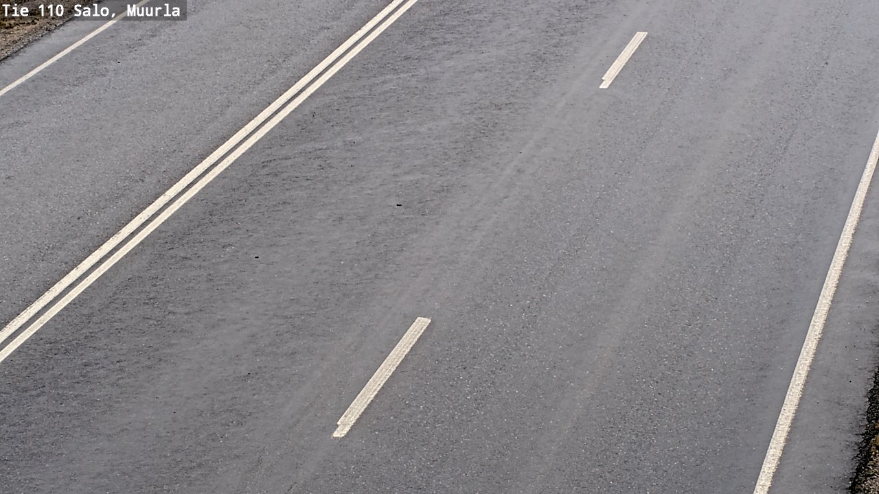 Weather Camera Image Väg 110 Salo, Muurla, Salo, Varsinais-Suomi