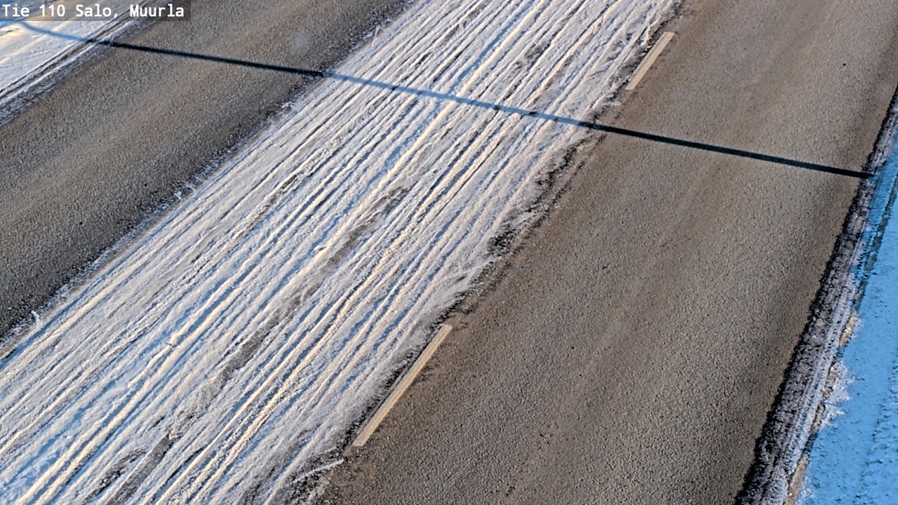 Weather Camera Image Road 110 Salo, Muurla, Salo, Varsinais-Suomi