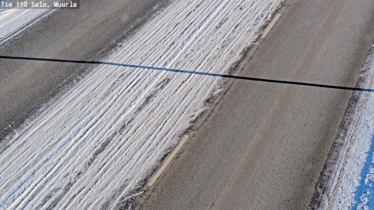 Weather Camera Image Väg 110 Salo, Muurla, Salo, Varsinais-Suomi