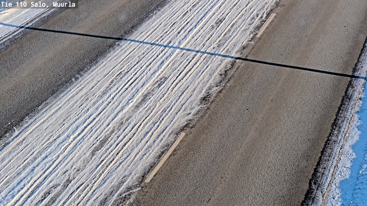Weather Camera Image Road 110 Salo, Muurla, Salo, Varsinais-Suomi