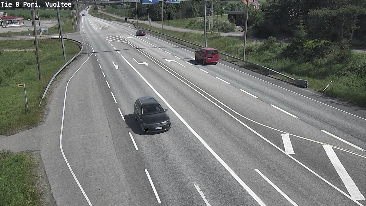 Weather Camera Image Väg 8 Björneborg, Vuoltee, Pori, Satakunta