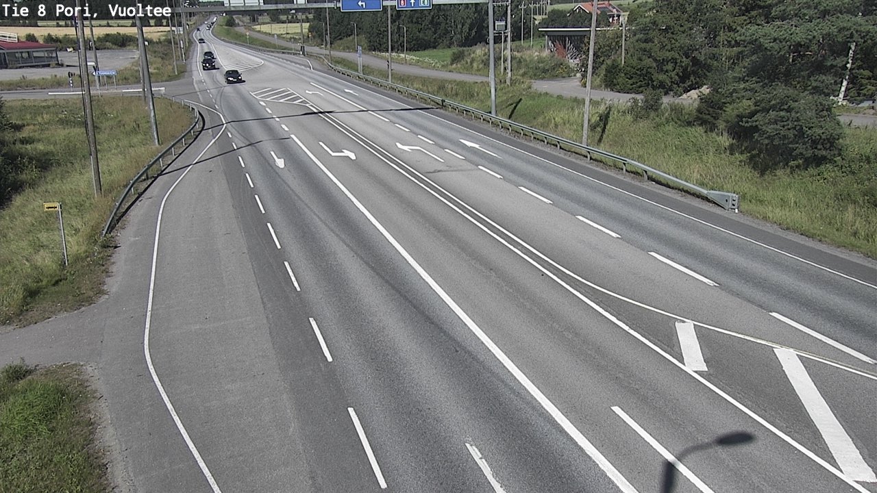 Kelikamerat Kuva Tie 8 Pori, Vuoltee, Pori, Satakunta