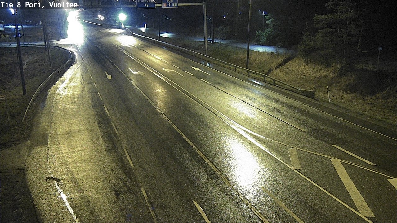 Weather Camera Image Road 8 Pori, Vuoltee, Pori, Satakunta