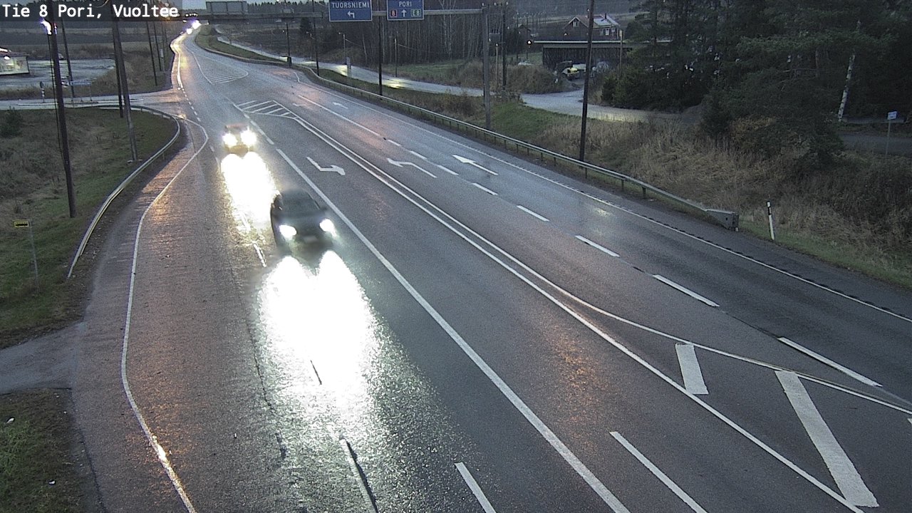 Kelikamerat Kuva Tie 8 Pori, Vuoltee, Pori, Satakunta