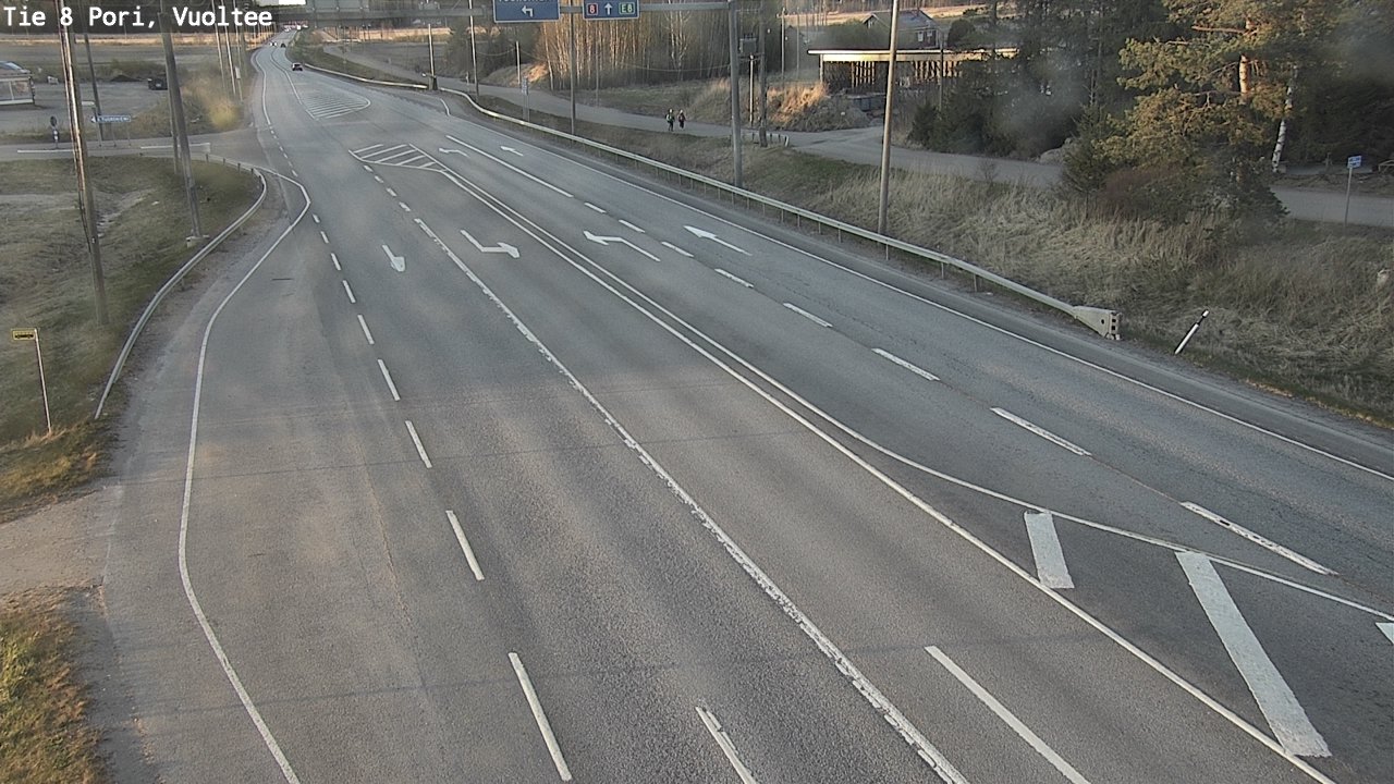 Weather Camera Image Väg 8 Björneborg, Vuoltee, Pori, Satakunta