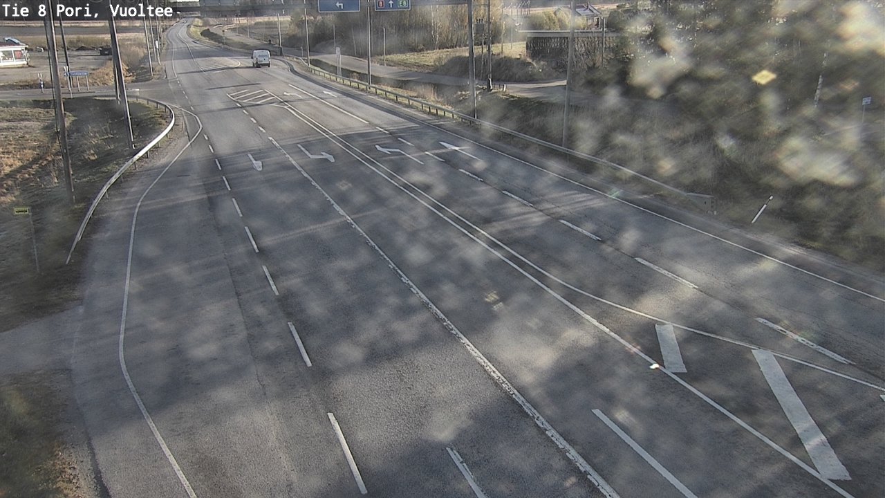 Weather Camera Image Väg 8 Björneborg, Vuoltee, Pori, Satakunta