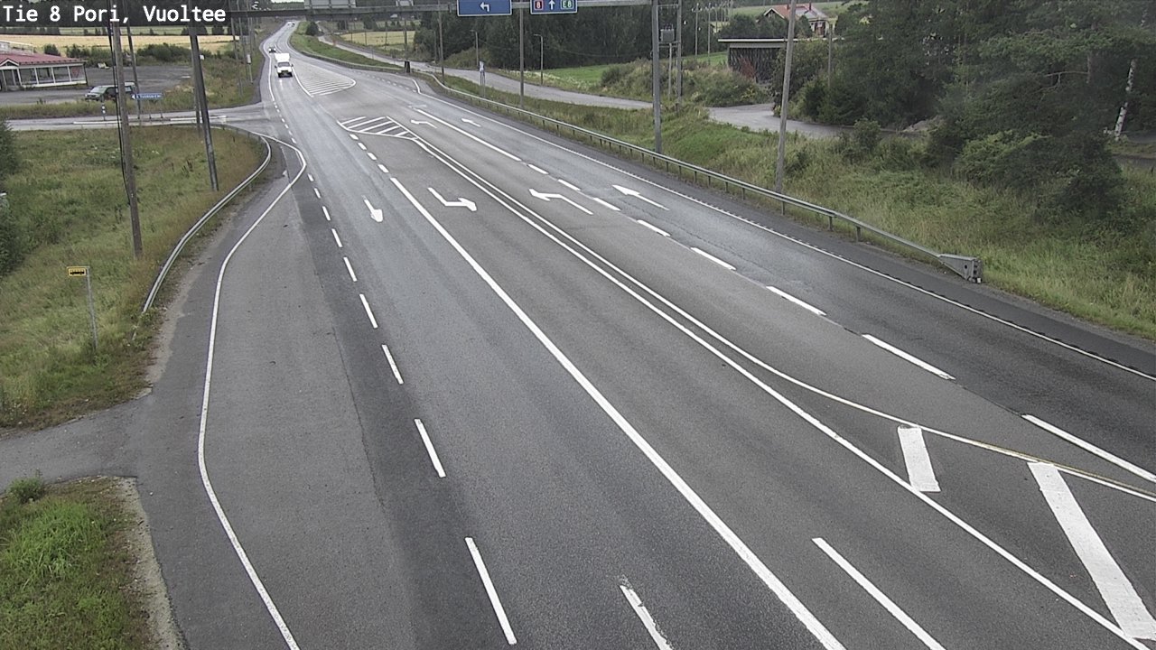 Weather Camera Image Väg 8 Björneborg, Vuoltee, Pori, Satakunta