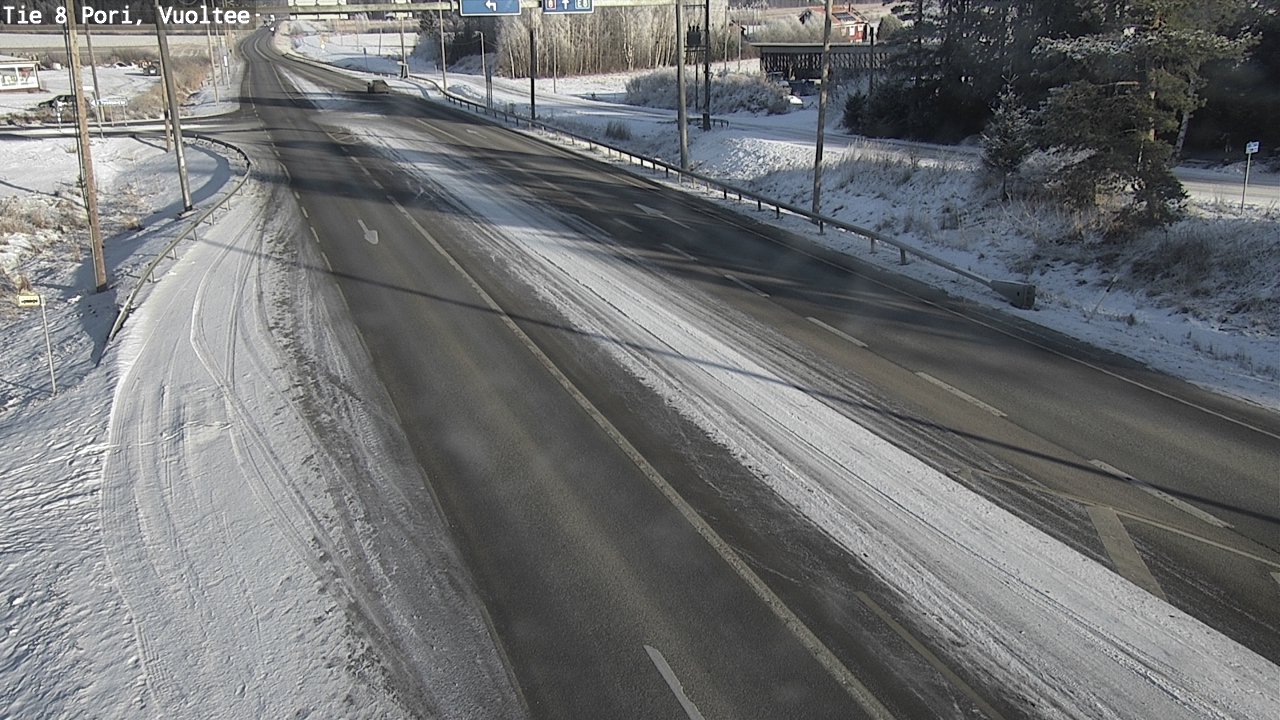 Weather Camera Image Road 8 Pori, Vuoltee, Pori, Satakunta