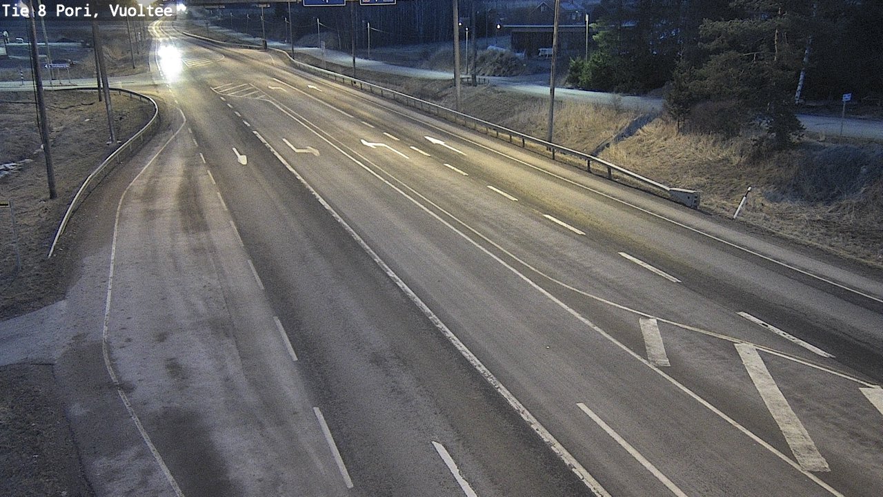 Weather Camera Image Väg 8 Björneborg, Vuoltee, Pori, Satakunta