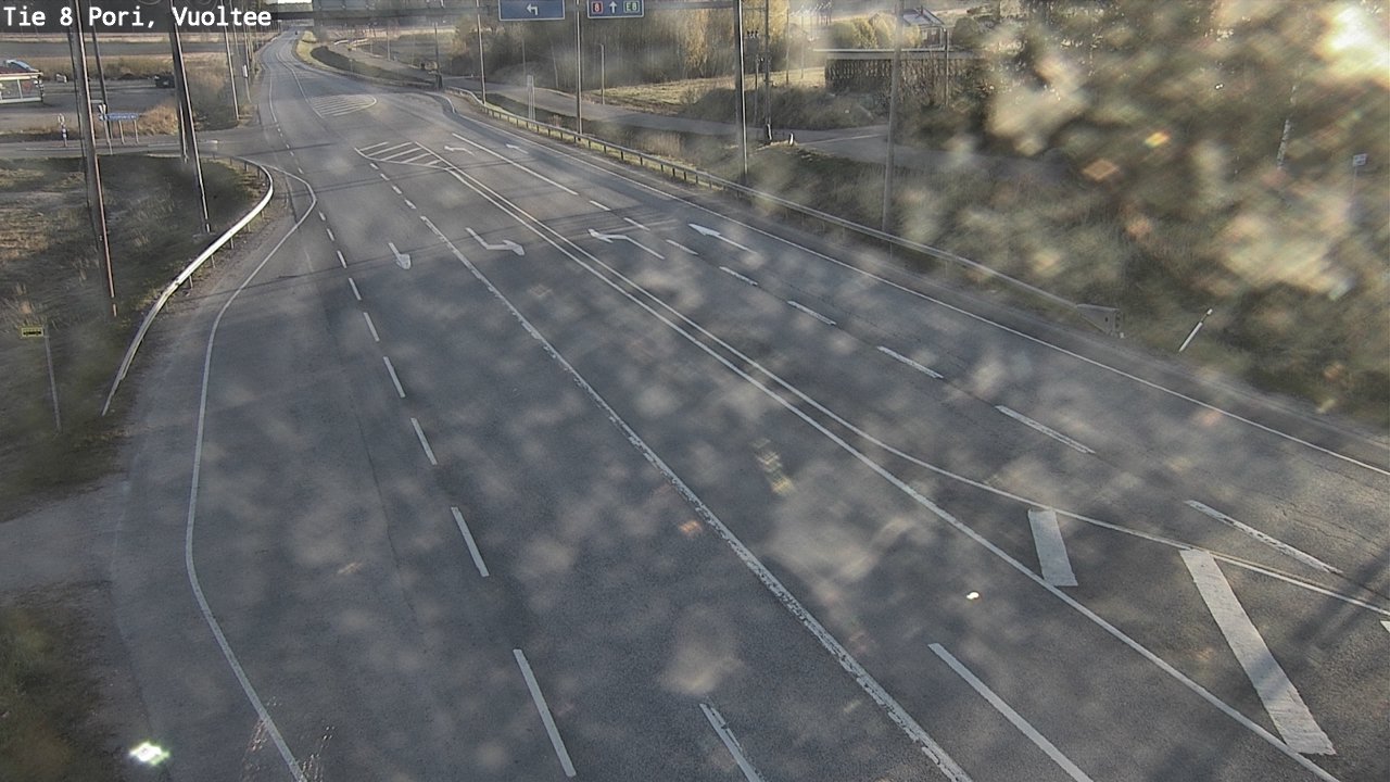 Weather Camera Image Road 8 Pori, Vuoltee, Pori, Satakunta