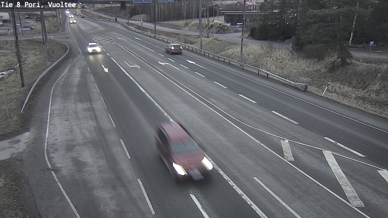 Kelikamerat Kuva Tie 8 Pori, Vuoltee, Pori, Satakunta