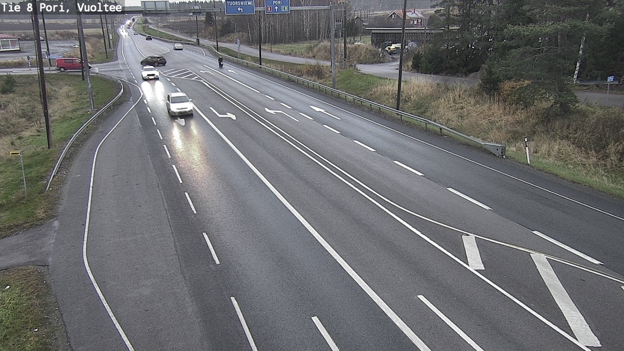 Kelikamerat Kuva Tie 8 Pori, Vuoltee, Pori, Satakunta