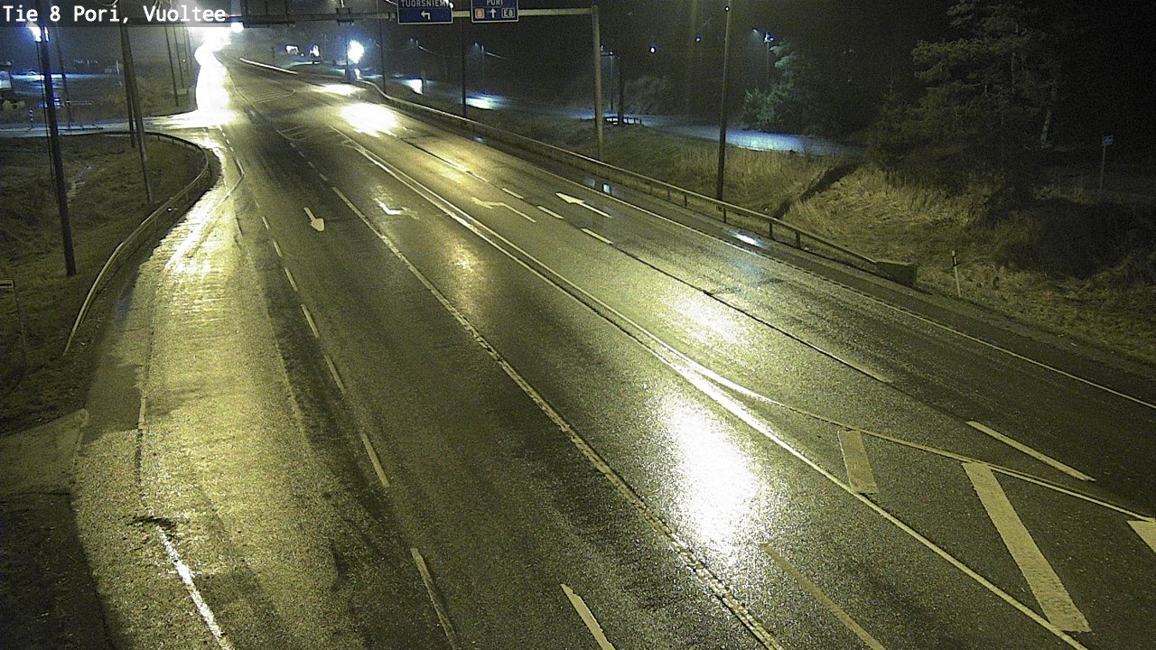 Weather Camera Image Road 8 Pori, Vuoltee, Pori, Satakunta