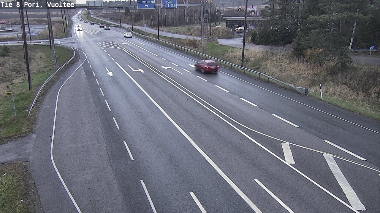 Kelikamerat Kuva Tie 8 Pori, Vuoltee, Pori, Satakunta