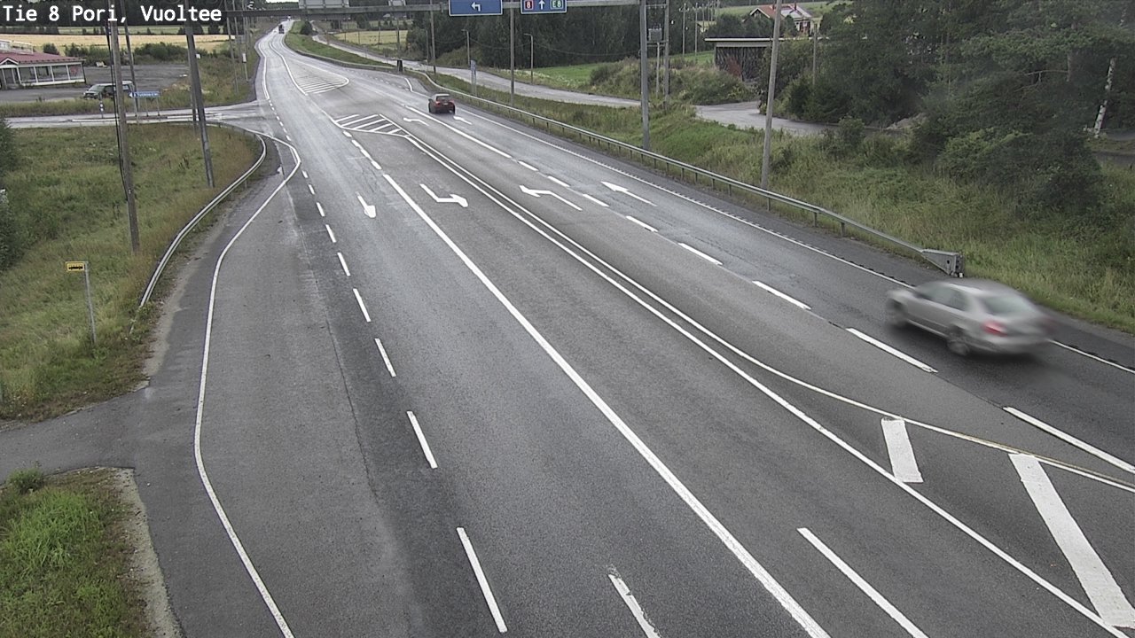Weather Camera Image Väg 8 Björneborg, Vuoltee, Pori, Satakunta
