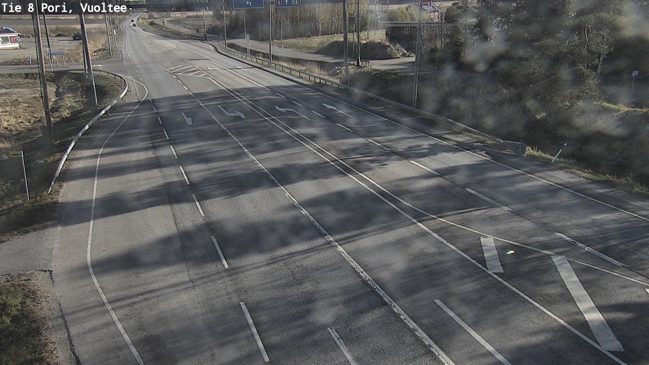 Weather Camera Image Väg 8 Björneborg, Vuoltee, Pori, Satakunta