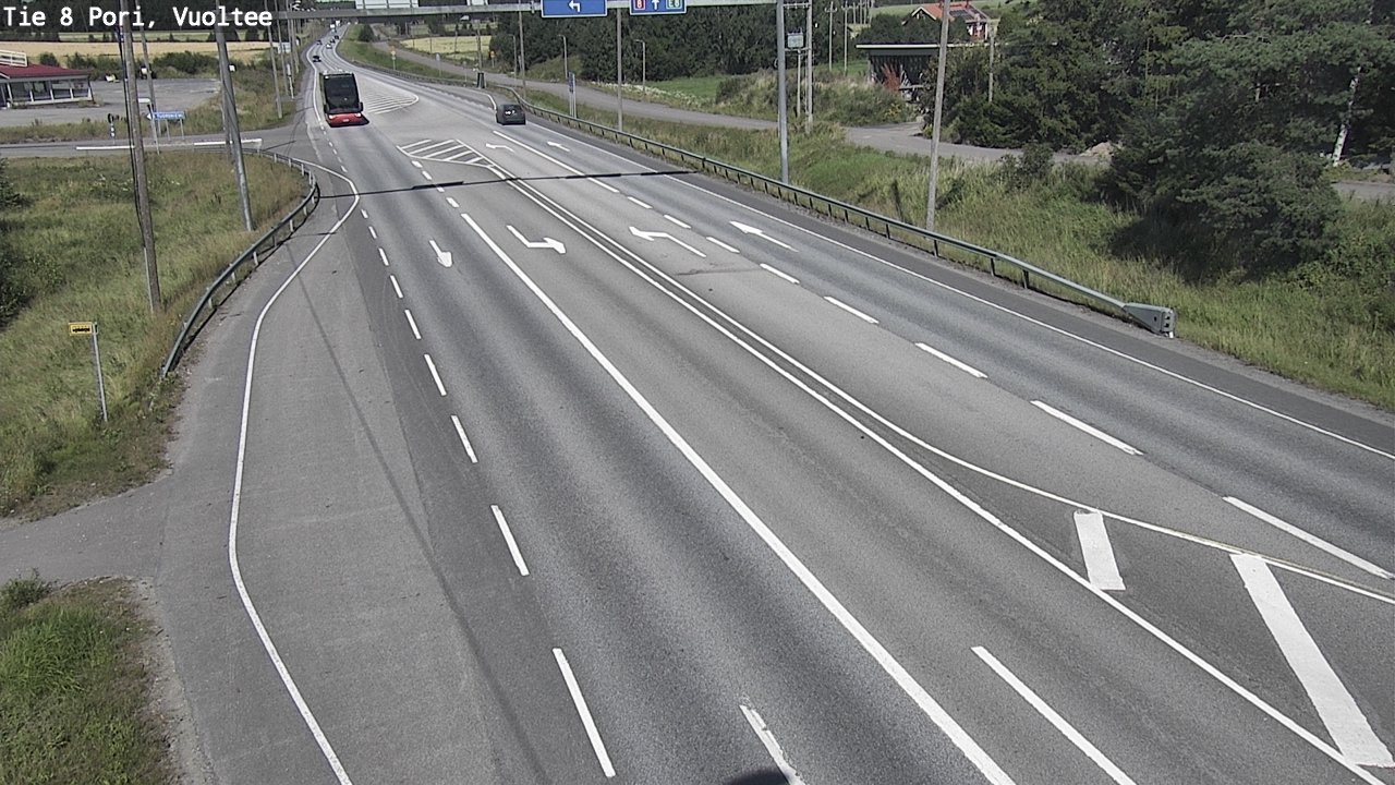 Kelikamerat Kuva Tie 8 Pori, Vuoltee, Pori, Satakunta