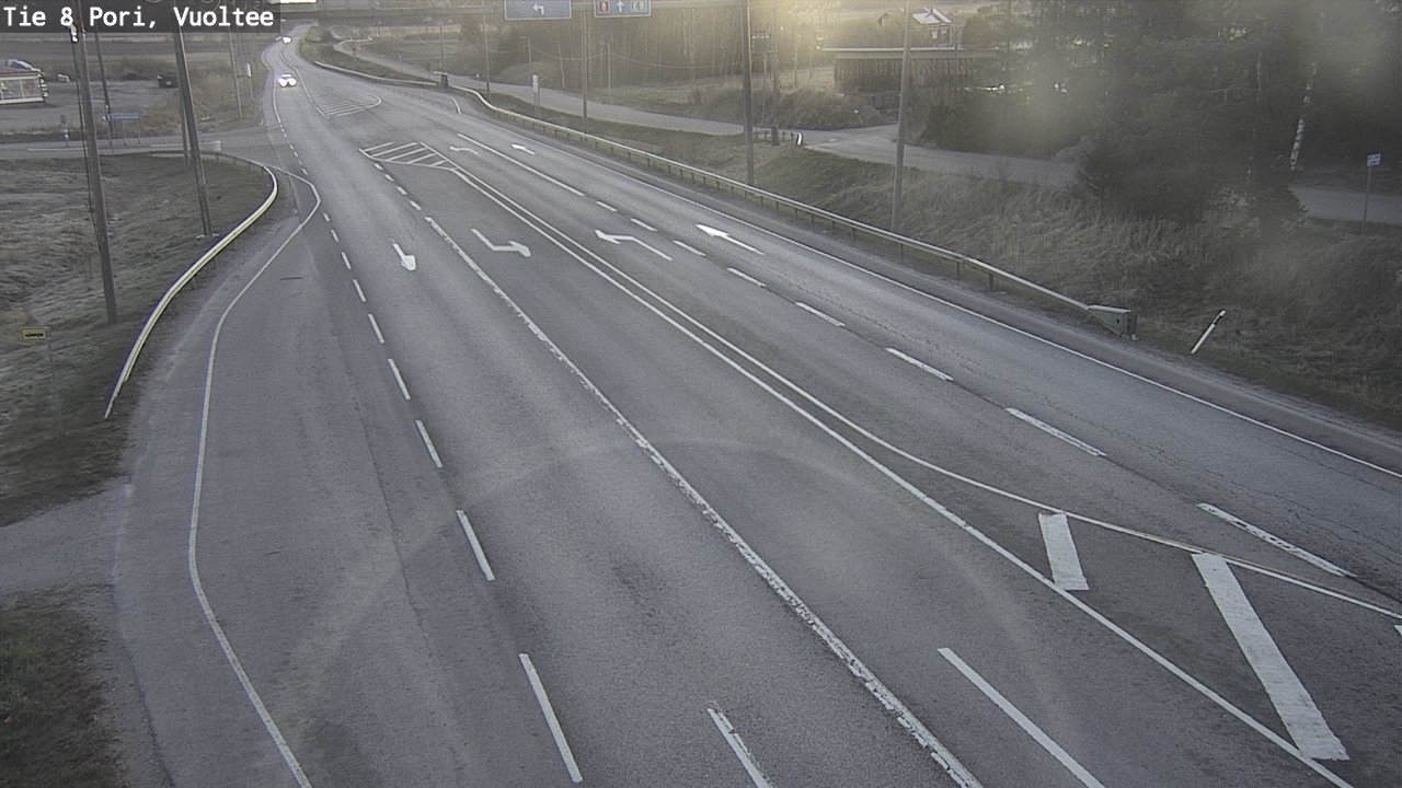 Weather Camera Image Väg 8 Björneborg, Vuoltee, Pori, Satakunta