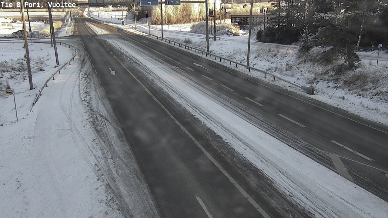 Weather Camera Image Road 8 Pori, Vuoltee, Pori, Satakunta