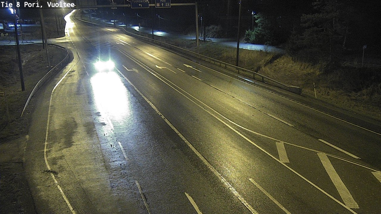 Weather Camera Image Road 8 Pori, Vuoltee, Pori, Satakunta