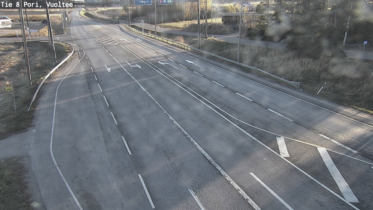 Weather Camera Image Väg 8 Björneborg, Vuoltee, Pori, Satakunta