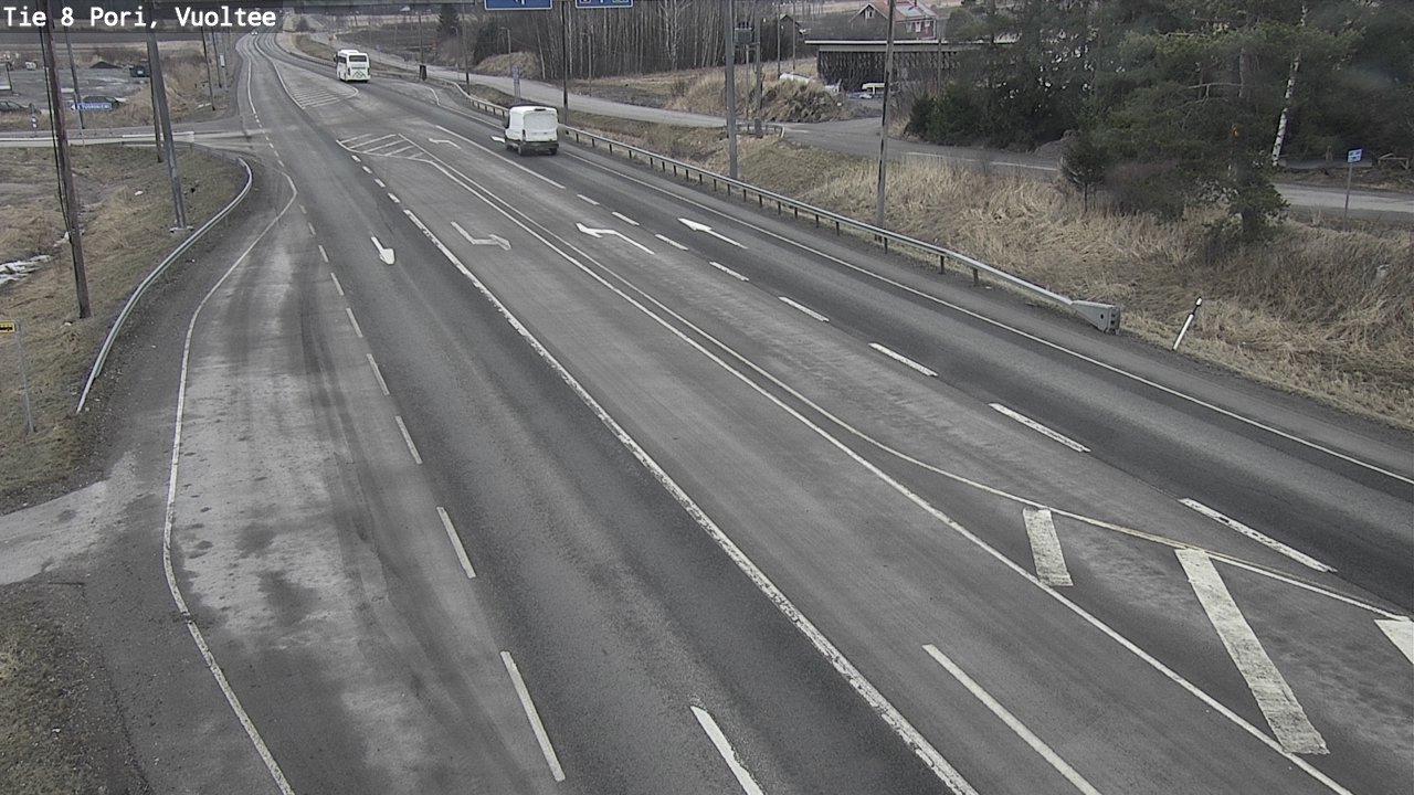 Weather Camera Image Väg 8 Björneborg, Vuoltee, Pori, Satakunta