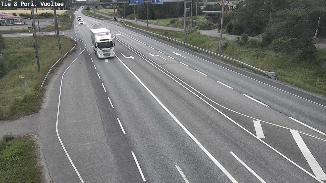 Kelikamerat Kuva Tie 8 Pori, Vuoltee, Pori, Satakunta