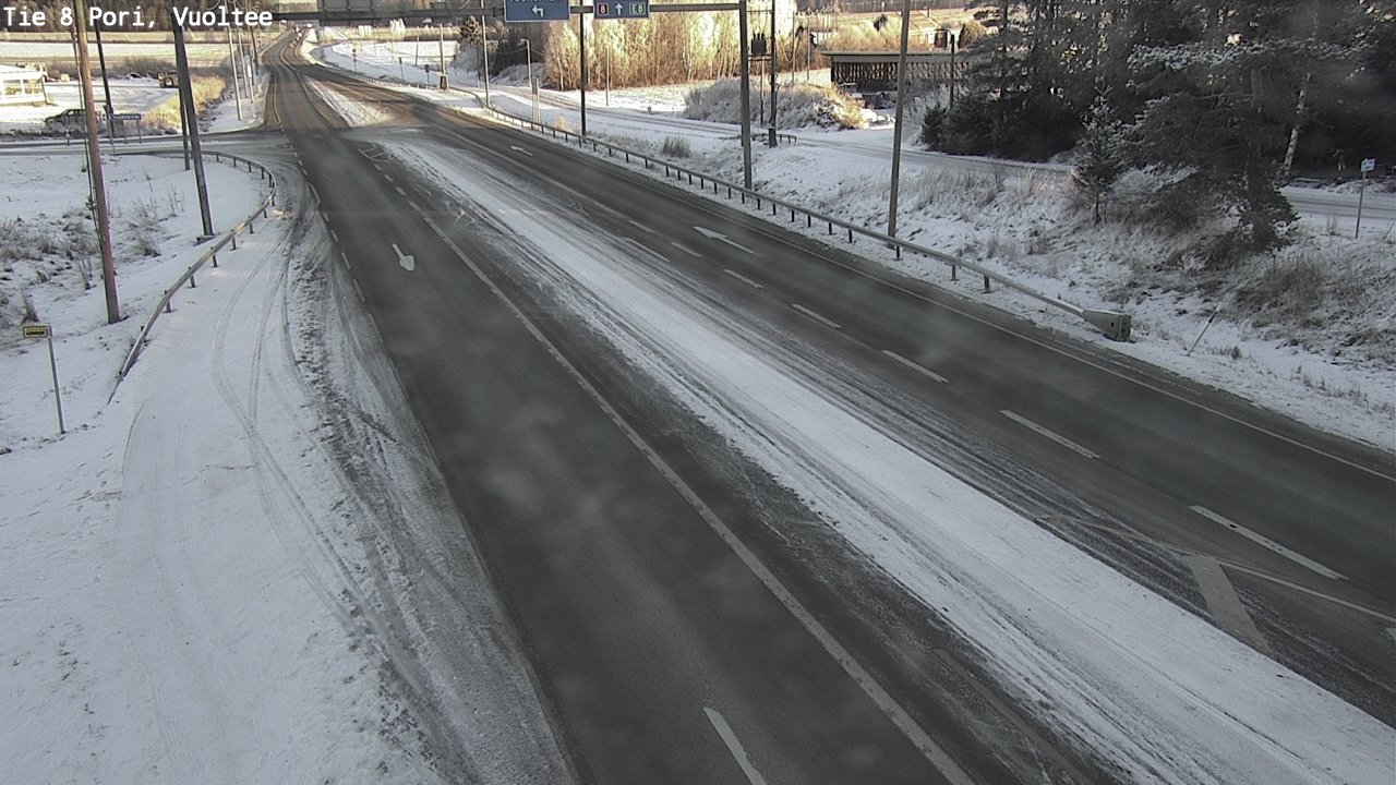 Weather Camera Image Road 8 Pori, Vuoltee, Pori, Satakunta